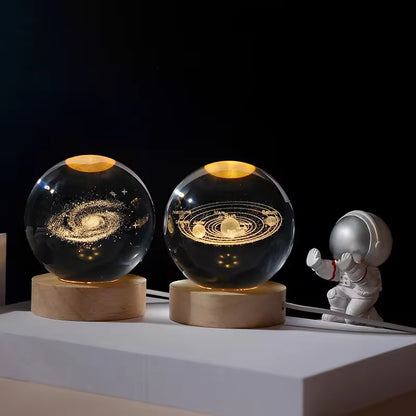 Illuminate your space with our stunning 3D Moon Crystal Ball 🌙✨! Perfect for stargazers and dreamers, this luminous galaxy globe adds a magical touch to any home decor. 🪐💫 #NightLight #HomeDecor #GalaxyVibes